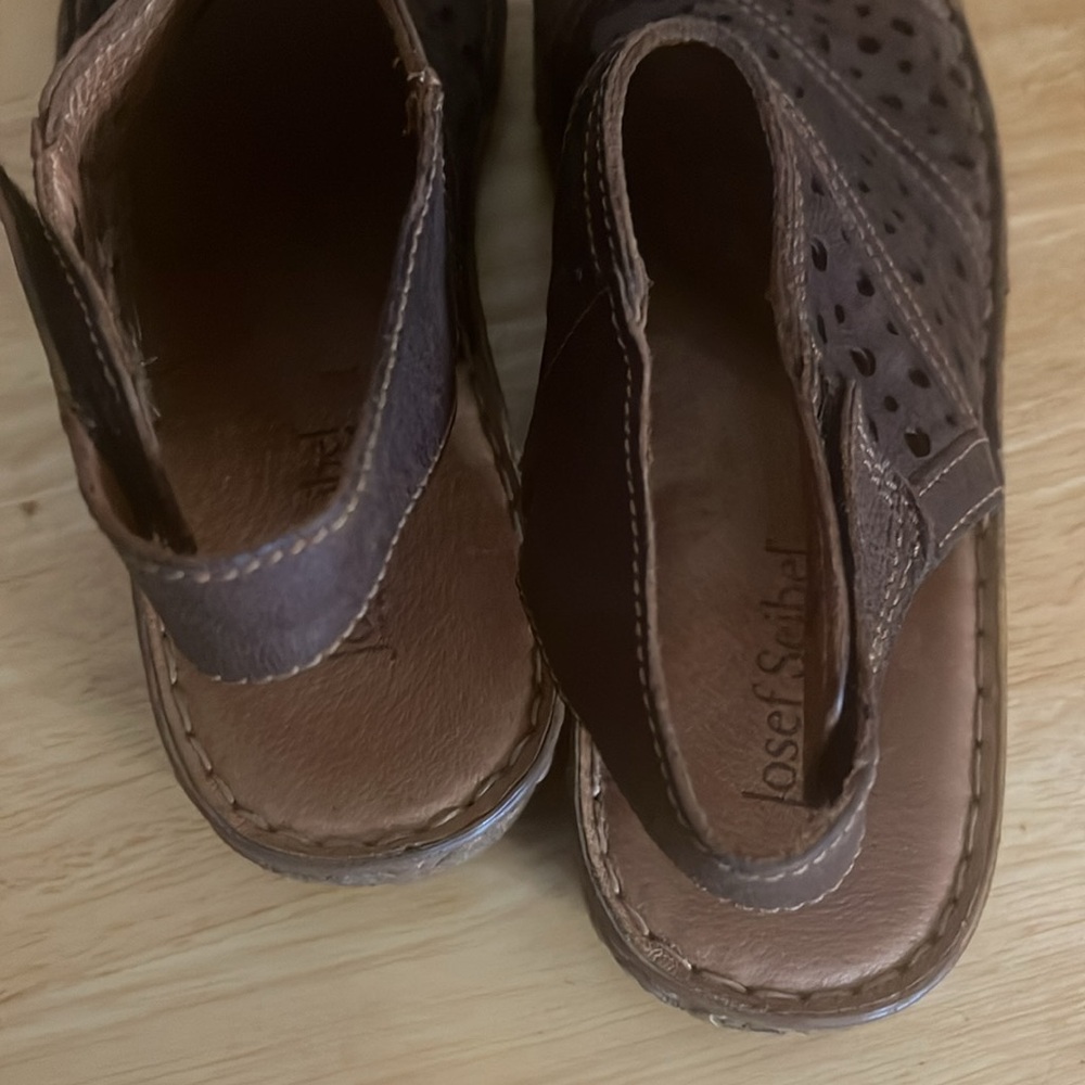 😄Leather open toe sandals eu 41 - Picture 5 of 8